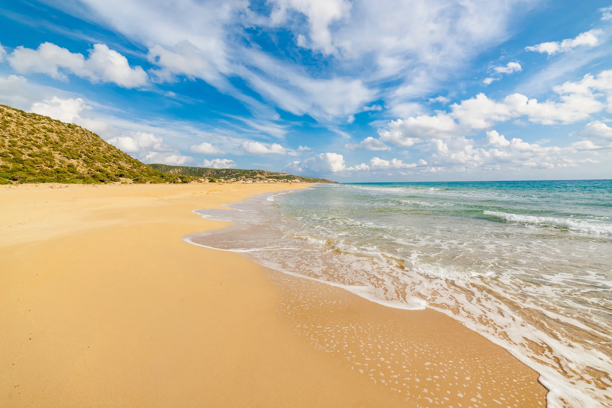 Golden Beach dunes on the Karpaz Peninsula